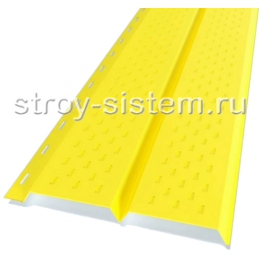 Софит перфорированный металлический 0,45 RAL1018 цинково-желтый Софит перфорированный металлический 0,45 RAL1018 цинково-желтый