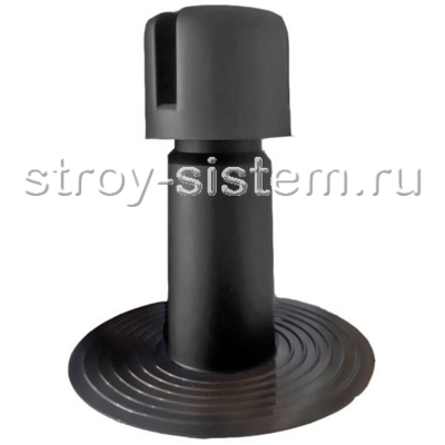 Аэратор Krovent KTV Flat чёрный для плоской кровли Аэратор Krovent KTV Flat чёрный для плоской кровли