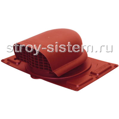 Универсальный кровельный вентиль Krovent KTV General RR 29 Красный
