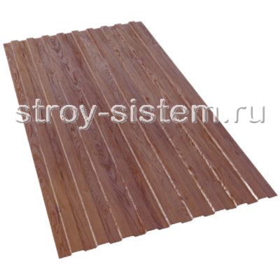 Профнастил С-8х1150 Printech 0,45 | Античный дуб 3Д
