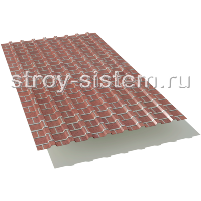 Профнастил МП-20х1100 Printech 0,45 | Кирпич Профнастил МП-20х1100 Printech 0,45 | Кирпич