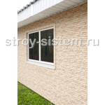 Фасадные панели Stone House Кварцит светло-бежевый
