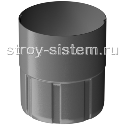 Муфта соединительная Docke STAL Премиум D125/90 RAL 7024 графит Муфта соединительная Docke STAL Премиум D125/90 RAL 7024 графит