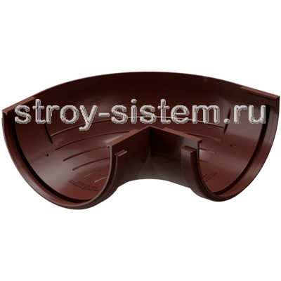 Угол желоба внешний Docke Standard D120 мм 90 градусов RAL 8019 Темно-коричневый Угол желоба внешний Docke Standard D120 мм 90 градусов RAL 8019 Темно-коричневый