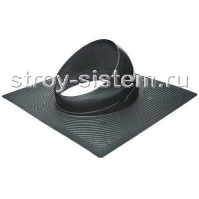 Проходной элемент Krovent Base-VT 125/150 RAL 9005 Чёрный янтарь