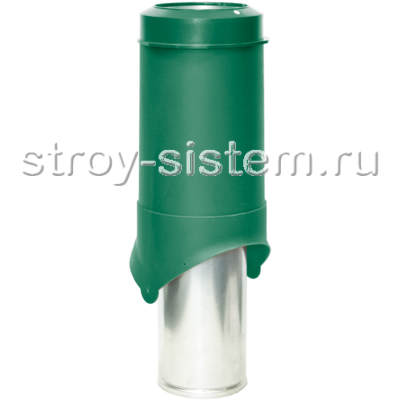 Выход вентиляции Krovent Pipe-VT 150is/500 мм RAL 6005 Зелёный мох