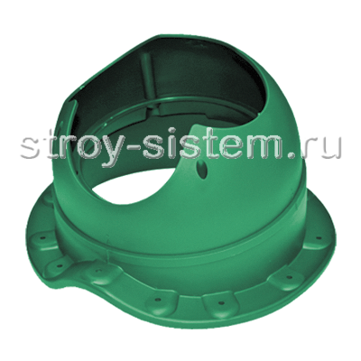 Проходной элемент Krovent Base-VT Wave RAL 6005 Зеленый мох